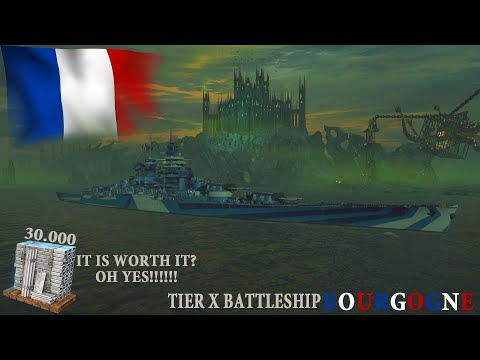 Bourgogne — French Premium (Steel) Tier X Battleship