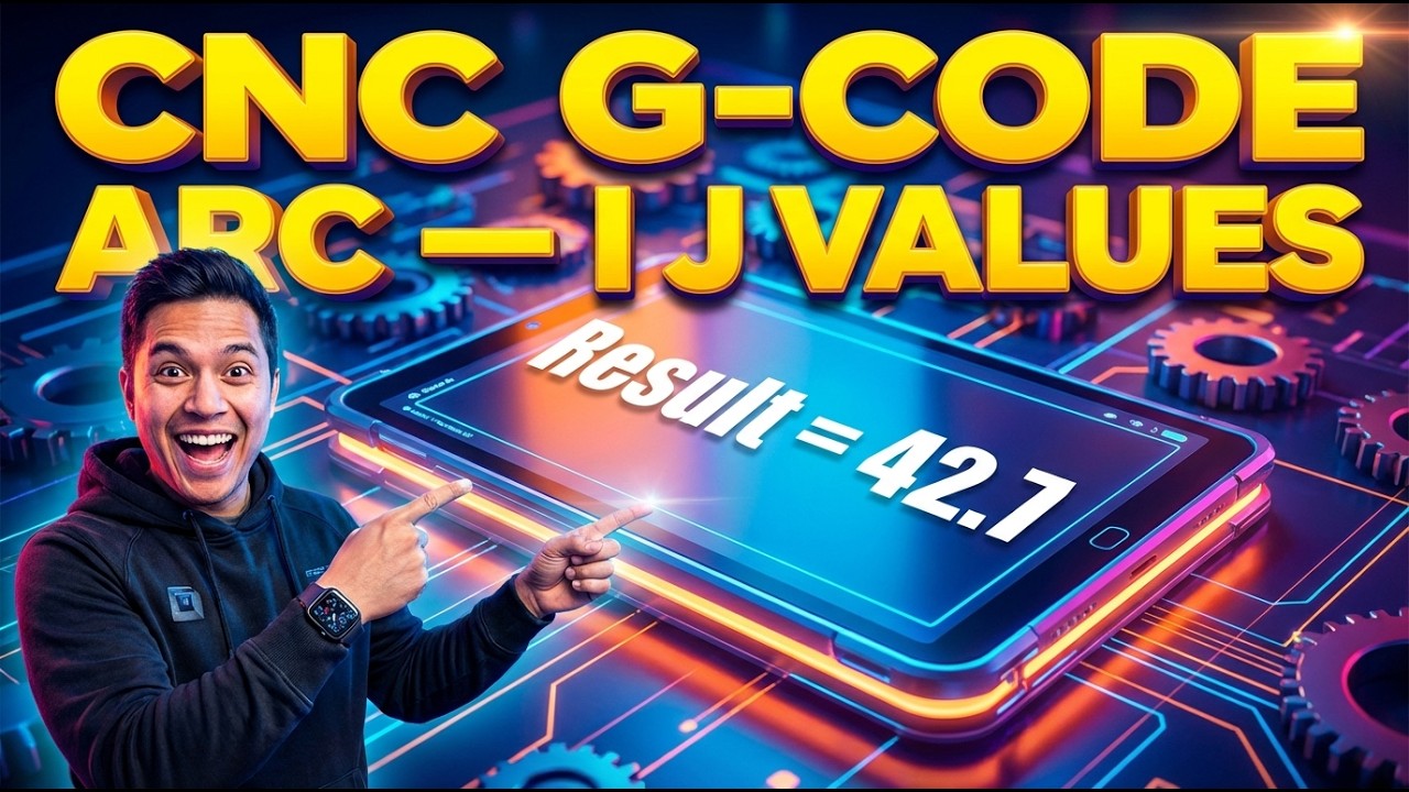 CNC G-Code Arc Calculator — I J Values
