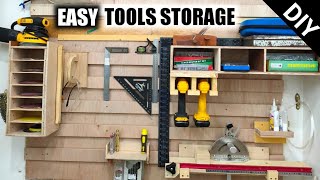 DIY | Making a French Cleat Storage Tools Without Using a 45 Degree Crosscut? Cara Membuat  Cleat