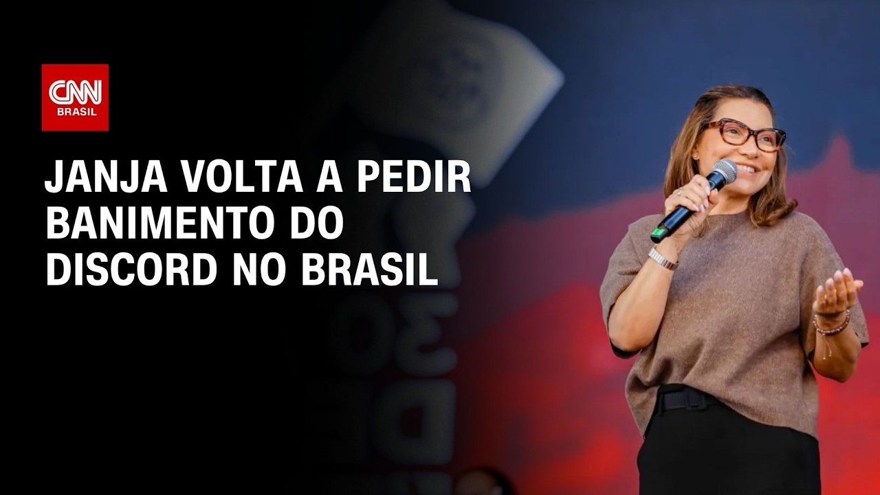 Janja volta a pedir que plataforma Discord seja banida do país: