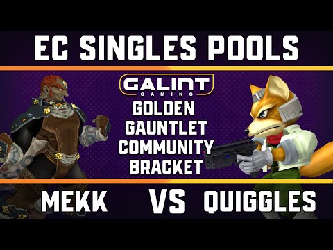 Mekk (Ganondorf) vs Quiggles (Fox) - East WR3 - Golden Gauntlet Community Bracket