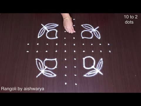 Telugu Ugadi Panduga Rangoli