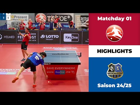 TTBL: Bad Homburg vs. Saarbrücken (Highlights of Matchday 1, Season 2024/2025)