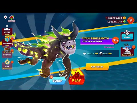 TITAN BEHELLMOTH HUNGRY SHARK GOT 85% OFF UNLOCKED - BIG SHARK | HUNGRY SHARK EVOLUTION GAMEPLAY