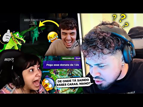 THEY DONATED 12 THOUSAND REAIS TO YULLA! TitaN Reacting to @Renecrodilo