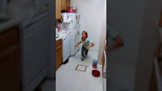 9 year old sister trows stupid tantrum *must watch!&quot;