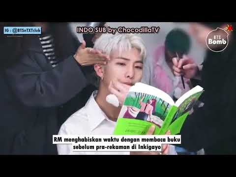 [INDO SUB] [BANGTAN BOMB] RM reading a book -  BTS (방탄소년단)