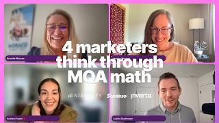 4 marketers think through the MQL to MQA math
