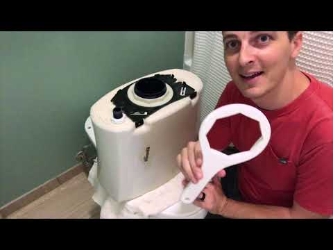 Repair a leaky Kohler toilet with an Aquapiston canister flush valve