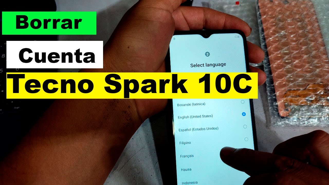Eliminar cuenta de Google en Tecno Spark 10C | Android 12/13/14