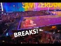 Eurovision Song Contest 2024 winner Nemo breaks the trophy
