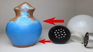 Selbstgemachte Vase aus alten Gegenständen/Homemade vase made from old objects