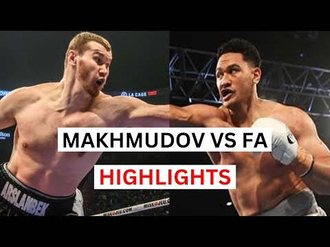 Arslanbek Makhmudov vs Junior Fa Highlights & Knockouts