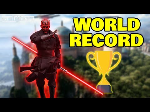 WORLD RECORD DARTH MAUL KILLSTREAK!! | Star Wars Battlefront 2 Capital Supremacy Gameplay
