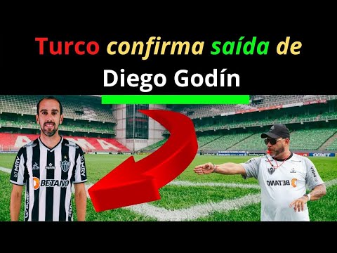 🔥 Turco confirma saída de Diego Godín do Galo |   Diego Godín saindo do atlético mineiro