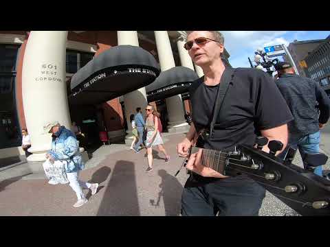 My nemesis is back! Old man on bike gets in my face again while I play Floyd. Here's how I respond.