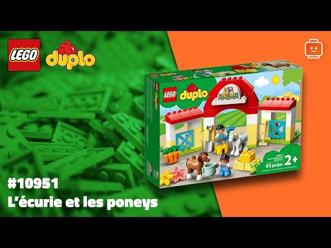 Vidéo LEGO Duplo 10951 : L'écurie et les poneys