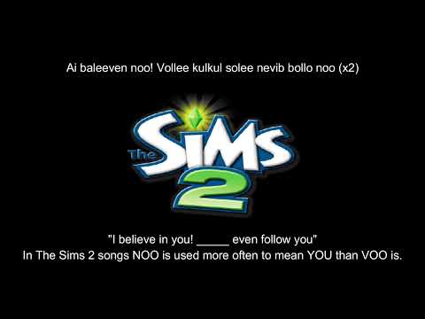 Chameleon by The Humble Brothers Simlish Original (Simlish lyrics!)