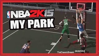 My Park NBA 2K15 - DUNKED ON BY A WHITE GIRL! - NBA 2K15 My Park 3 on 3 Gameplay