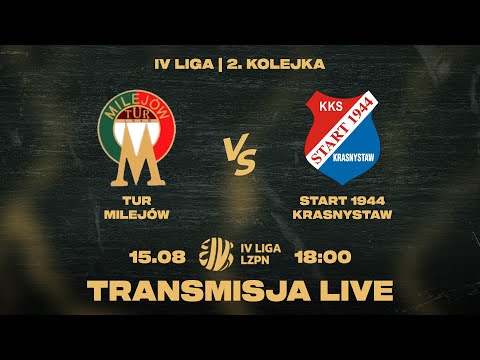Zapis transmisji: Tur Milejów - Start 1944 Krasnystaw 0:1 #4liga | Sezon 2025/26