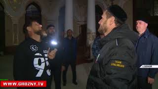 Рамзан Кадыров побывал с инспекцией в строящейся мечети в высокогорном Беное 