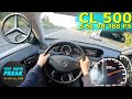 2009 Mercedes Benz CL 500 4MATIC 388 PS TOP SPEED GERMAN AUTOBAHN DRIVE POV