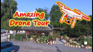preview picture of video 'Drone Tour - Tussey Mountain Mulch Landscape Center'