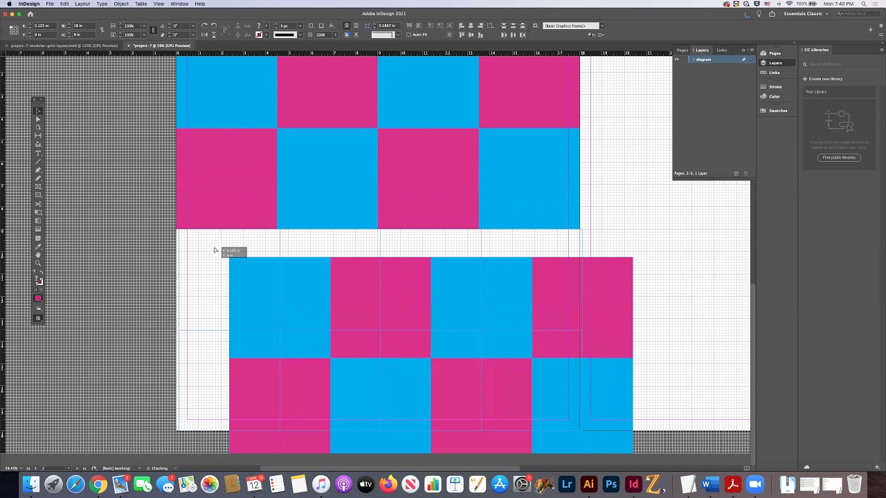 Publication Layout, Modular Grid