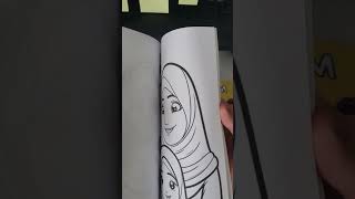 Preview of Our Muslim-themed Coloring Book for Kids - Available on Amazon