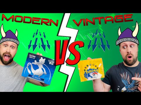 Modern VS Vintage Pokemon Cards...Which Is Better???