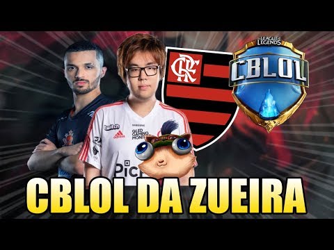 GOKU FARPANDO DYNQUEDO E FLAMENGO COMPRANDO JOGO - CBLOL DA ZUEIRA