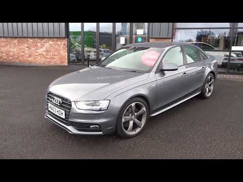 MA63HDH AUDI A4 2.0 TDI QUATTRO BLACK EDITION S/S 4d 174 BHP+BLUETOOTH+ALCANTRANT