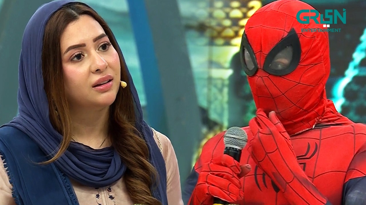 Nanne Mehmano ke Liye Spiderman Aagaya | Rabia Anum & Danish Taimoor | Mehfil e Ramzan | Green TV