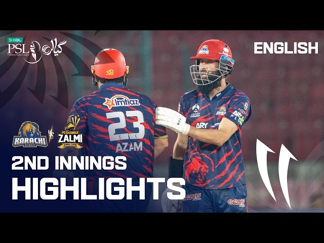 2nd Innings Highlights | Karachi Kings vs Peshawar Zalmi | English | Match 17 | HBL PSL 11 | MZB1K 2nd Innings Highlights | Karachi Kings vs Peshawar Zalmi | English | Match 17 | HBL PSL 11 | MZB1K