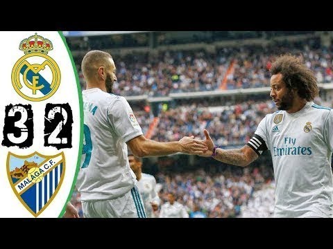 Real Madrid vs Malaga 3-2 - All Goals & Highlights