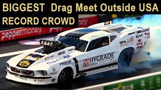 BIGGEST Drag Meet Outside USA. Best Action Clips - Top Fuel - Nitro Funny Cars - Door Slammers