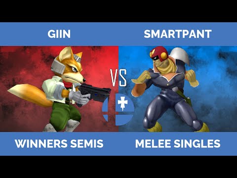 RogaSmash 192: SSBM Winners Semis - Giin (Fox) vs Smartpant (Captain Falcon)