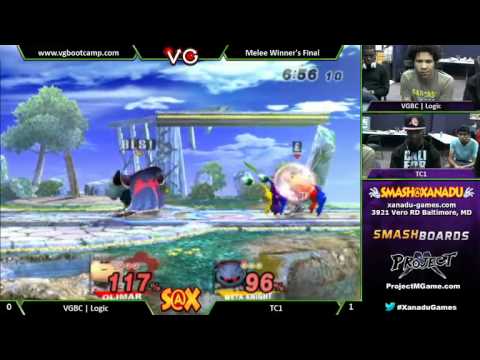 S@X Weekly - VGBC | Logic (Olimar) Vs. TC1 (Diddy Kong MetaKnight) SSBB Winners Finals - Brawl