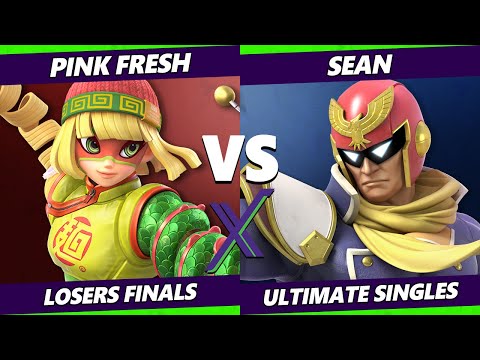 S@X 450 Losers Finals - Sean (Captain Falcon) Vs. Pink Fresh (Min Min) Smash Ultimate - SSBU