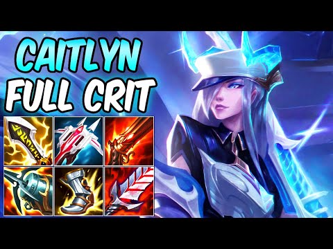 FULL CRIT CAITLYN | ADC Build & Runes | DRX CAITLYN GAMEPLAY | League of Legends