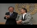 Psy teaches Ban Ki-moon 'Gangnam Style' 