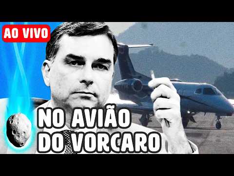 LIVE: FLÁVIO BOLSONARO VIAJOU NO JATINHO DO VORCARO E OUTRAS NOTÍCIAS