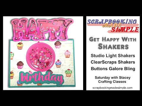 #438 Affordable New Shaker Dies & Fun Shaker Shape made Simple with Alcohol Ink Markers on Chipboard