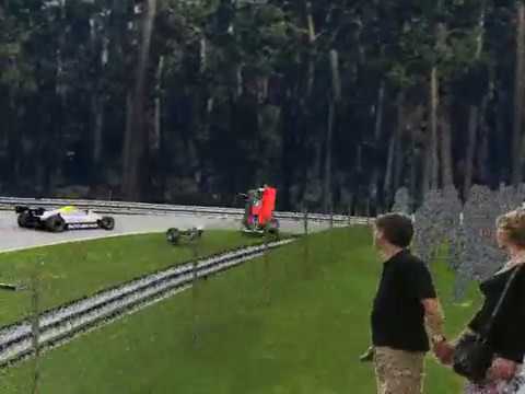 Gilles Villeneuve crash Zolder 1982, reconstruction. Prova 7