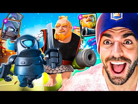 NOVO DECK DE GIGANTE REAL COM MINI PEKKA NO CLASH ROYALE!