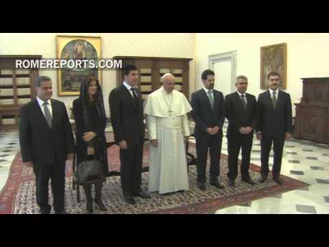 Francisco recibió al premier del Kurdistán iraquí