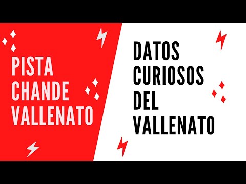 ✅Pista de CHANDE VALLENATO Para Practicar // ✅DATOS CURIOSOS DEL MUNDO VALLENATO