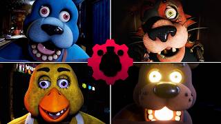 FNAF: Blood & Gears - All Demo Jumpscares so far (2026)