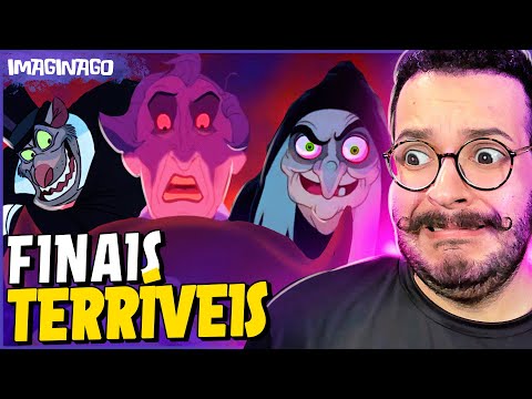 TOP 10 TERRIBLE ENDINGS OF DISNEY VILLAINS! - imaginago