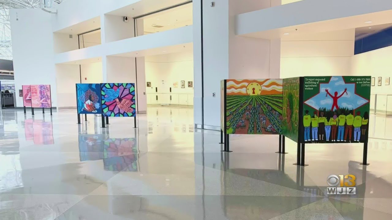 BWI Airport Art Exhibit Shines Light On Human Trafficking